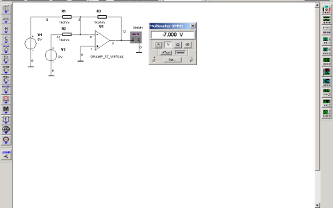 江苏开放大学模拟电子技术及应用实践作业2实验四加法电路与积分电路的仿真测量