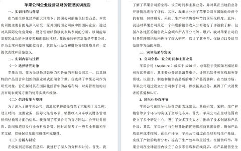 2024年春江苏开放大学国际财务管理计分作业1课程实训范文