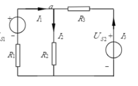 电路如图所示。已知：已知：R2=R3=2Ω，I1=3A，I2=2A。求：US2=?解题过程须手写拍照上传