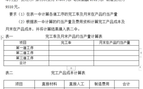 2024年秋江苏开放大学智能化成本核算与管理第二次作业答案