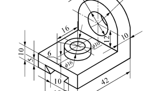 2025年春江苏开放大学机械制图综合大作业答案