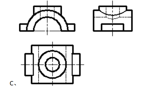 2025年秋江苏开放大学工程制图与CAD△作业2答案