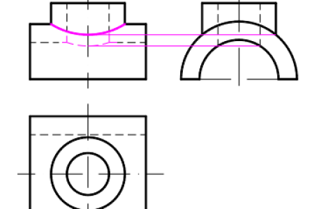 2025年秋江苏开放大学机械制图第二次作业答案