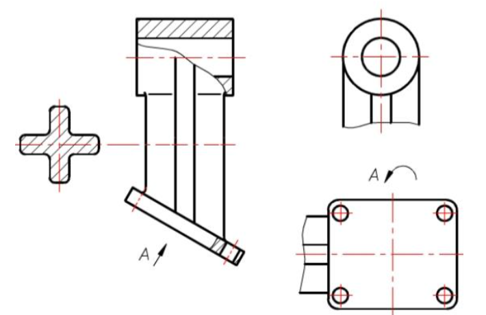 2025年秋江苏开放大学工程制图与CAD△作业3答案
