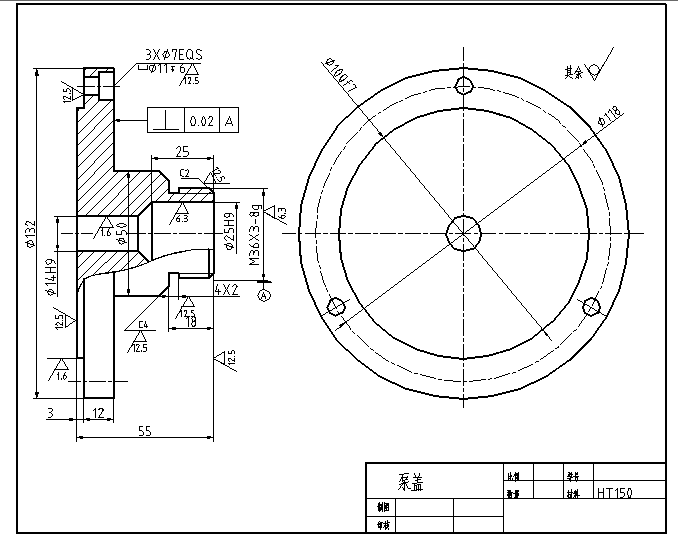 2025年秋江苏开放大学工程制图与CAD△综合大作业答案