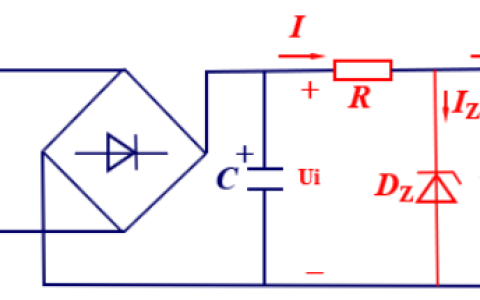 如图所示的稳压管稳压电路；u2不变，RL增大时，分析电路稳压过程。