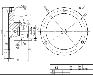 2026年春江苏开放大学工程制图与CAD△综合性大作业答案