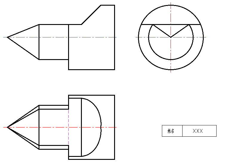 2026年秋江苏开放大学工程制图与CAD△作业2答案